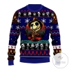 New 2021 Jack Skellington Blue Holiday Ugly Sweaters