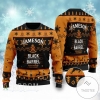 New 2021 Jameson Black Barrel Whiskey Holiday Ugly Sweater