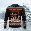 New 2021 Jesus Is The Reason For The Season Ugly Christmas Sweater