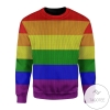 New 2021 LGBT Flag Ugly Christmas Sweater