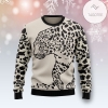 New 2021 Leopard Pattern Ugly Christmas Sweater