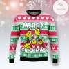 New 2021 Merry Chickmas Ugly Christmas Sweater
