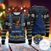 New 2021 Merry Christmas Jack Daniels Ugly Holiday Ugly Sweater