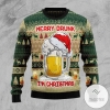 New 2021 Merry Drunk Beer Ugly Christmas Sweater