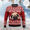 New 2021 Merry Puggin Christmas Ugly Christmas Sweater