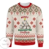 New 2021 Merry Quarantine Ugly Christmas Sweater