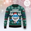 New 2021 Merry Sharkmas Ugly Christmas Sweater