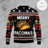 New 2021 Merry Tacomas Ugly Christmas Sweater
