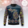 New 2021 Michigan Blue Mandala Ugly Christmas Sweater