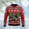 New 2021 Miniature Schnauzer Family Snow Ugly Christmas Sweater