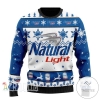 New 2021 Natural Light Christmas Holiday Ugly Sweater
