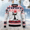 New 2021 Naughty List Cat Meow Ugly Christmas Sweater