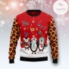 New 2021 Penguin Christmas Song Ugly Christmas Sweater