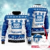 New 2021 Personalized Bud Light Ugly Holiday Ugly Sweater
