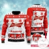 New 2021 Personalized Budweiser Beer Ugly Holiday Ugly Sweater