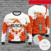 New 2021 Personalized Busch Beer Christmas Holiday Ugly Sweater