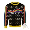 New 2021 Rainbow LGBT Flag Ugly Christmas Sweater