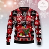 New 2021 Red Truck Let It Snow Ugly Christmas Sweater