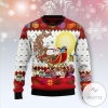 New 2021 Reindeer And Santa Claus Ugly Christmas Sweater