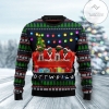 New 2021 Rottweiler Friends On Red Sofa Ugly Christmas Sweater
