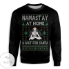 New 2021 Santa Christmas Yoga Ugly Christmas Sweater