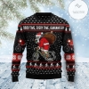 New 2021 Santa Claus Love Biking Ugly Christmas Sweater