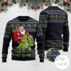 New 2021 Santa Dinosaur Triceratops Ugly Christmas Sweater
