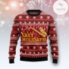 New 2021 Saxy Holidays Saxophone Ugly Christmas Sweater