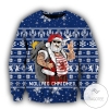 New 2021 Scottish Gangster Santa Blue Ugly Christmas Sweater