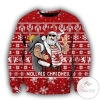 New 2021 Scottish Gangster Santa Red Ugly Christmas Sweater