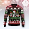 New 2021 Siberian Husky Group Beauty Ugly Christmas Sweater