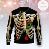New 2021 Skeleton Christmas Ugly Christmas Sweater