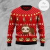 New 2021 Sloth Lover Ugly Christmas Sweater