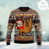New 2021 Sloth Slow Down Its Christmas Ugly Christmas Sweater