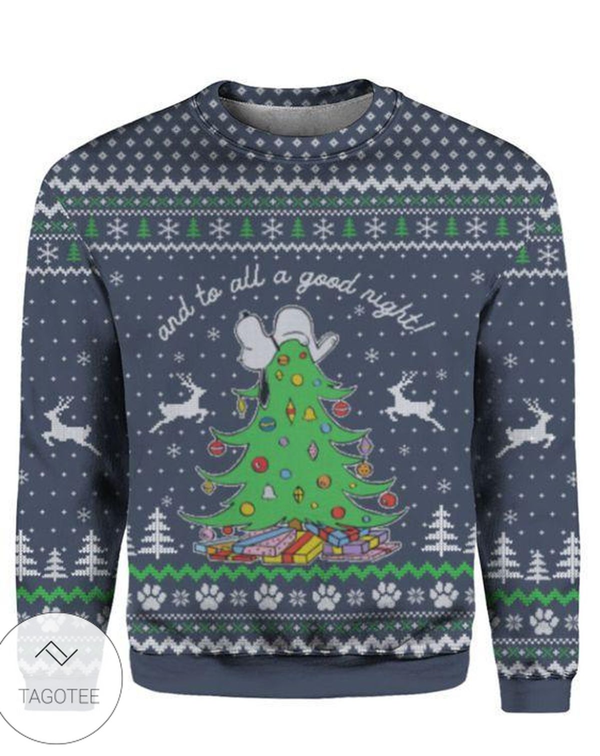 New 2021 To All A Good Night Ugly Christmas Sweater