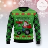 New 2021 Tractor Santa Ugly Christmas Sweater