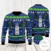 New 2021 Xmas Deer Busch Light Ugly Christmas Holiday Ugly Sweater