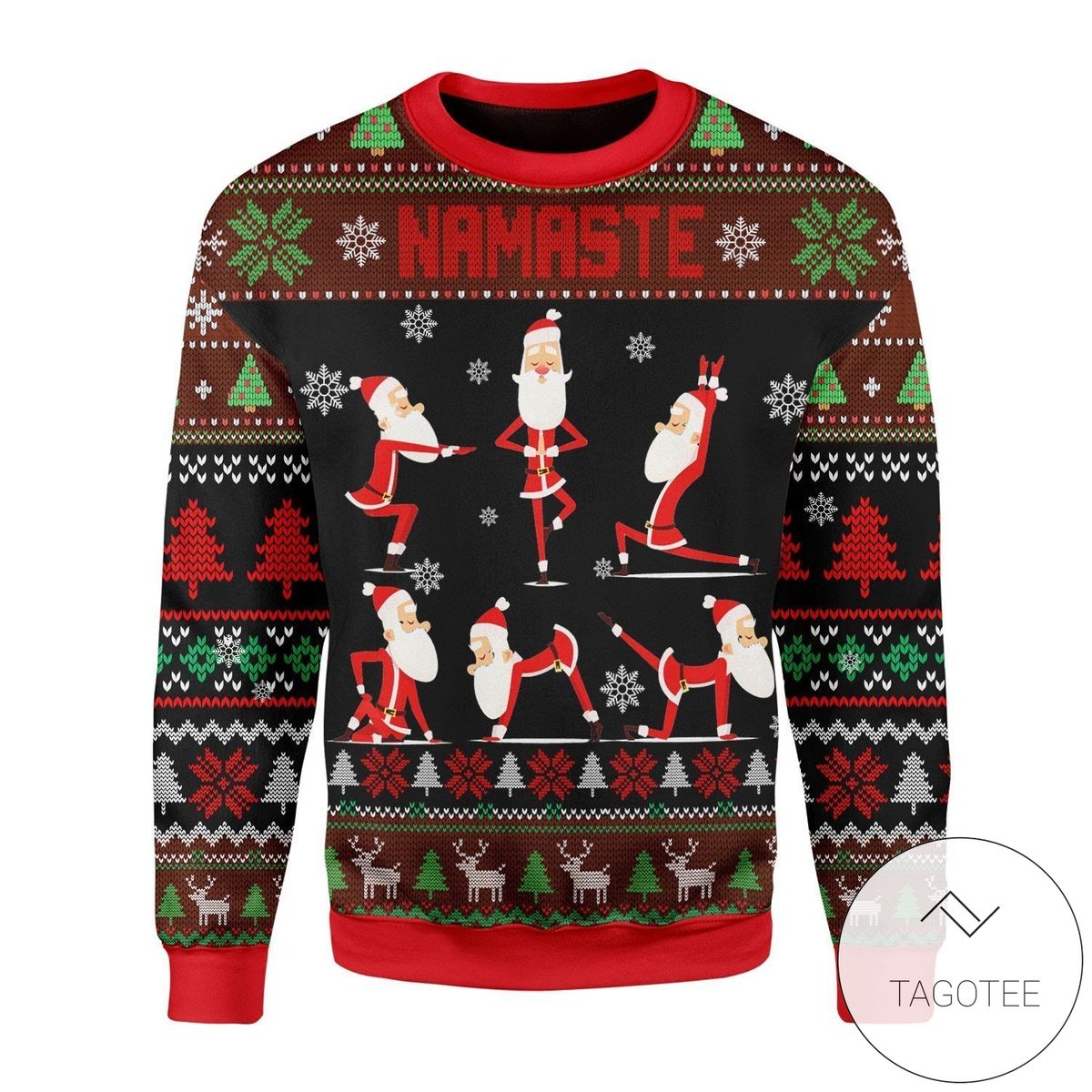 New 2021 Yoga Ugly Christmas Sweater