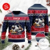 New England Patriots Disney Donald Duck Mickey Mouse Goofy Personalized Ugly Christmas Sweater