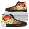 Ninetale Sneakers Pokemon High Top Shoes For Fan High Top Shoes