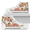 One Piece High Top Sneakers Fan Anime High Top Shoes