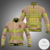 Personalized Beige Firefighter Uniform Jacket