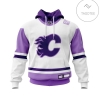 Personalized Calgary Flames Fight Cancer Hoodie