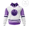 Personalized Edmonton Oilers Fight Cancer Hoodie