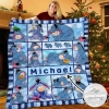 Personalized Eeyore In Winnie The Pooh Quilt