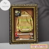 Personalized Firefighter Armor Clothes And Helmet Canvas