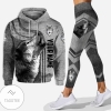 Personalized Love Wolves Hoodie And Leggings