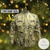 Personalized Marine Camo Uniform Christmas Ornament