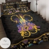 Personalized Mickey Mouse 50th Anniversary Magic Kingdom Quilt Bedding Set