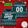 Personalized Philadelphia Eagles Fly Eagles Fly Ugly Christmas Sweater